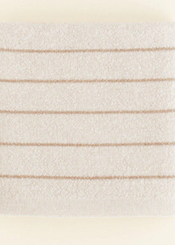 Hvid blanket Harry cream/sand