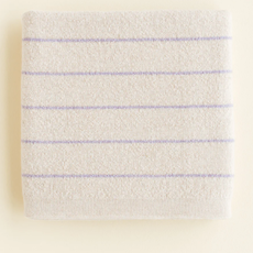 Hvid blanket Harry cream/lilac