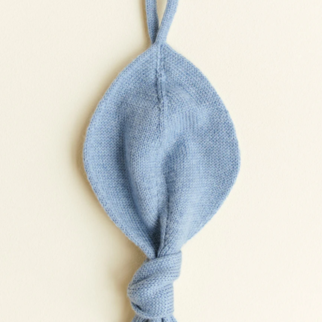 Hvid titi comforter holder light blue