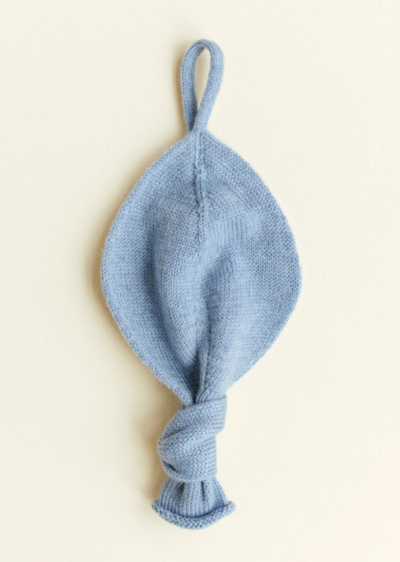 Hvid titi comforter holder light blue