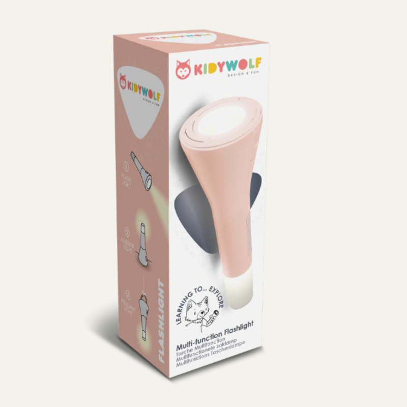Kidywolf Kidyflashlight - Multifunctionele zaklamp - Blauw