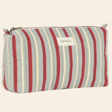 Nobodinoz Stories Ltd Toiletry Case 27X17X11 Blue Red Stripes