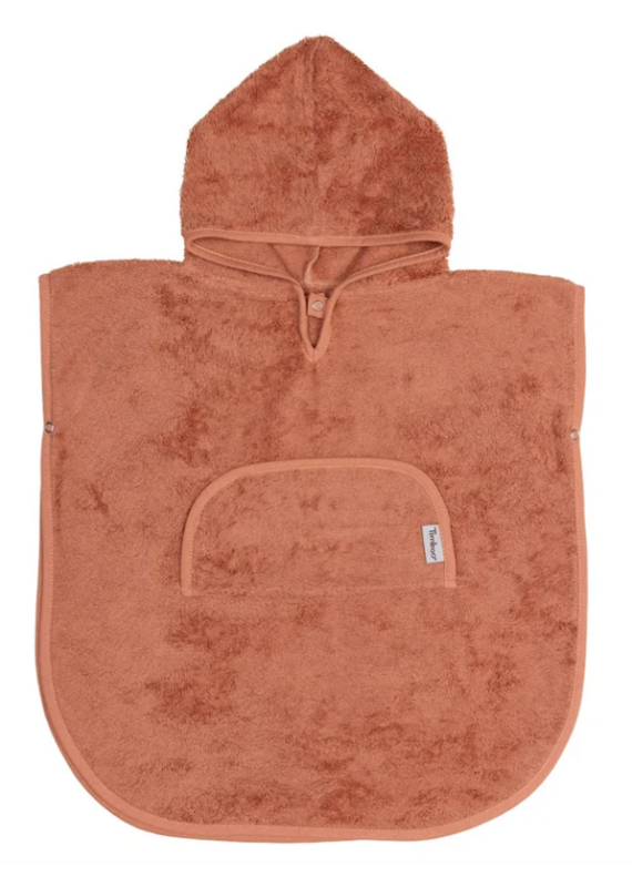 Timboo PONCHO V-neck - SUNRISE ORANGE