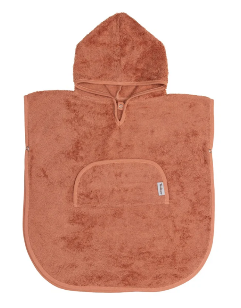 Timboo PONCHO V-neck - SUNRISE ORANGE