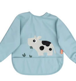 Done by Deer Mouwslab Stripes Papaya