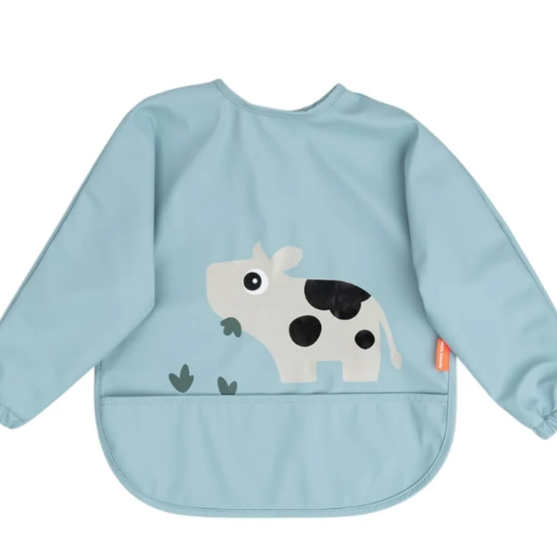 Done by Deer Mouwslab Stripes Papaya