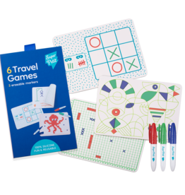 Super Petit Travel game 3 mini reversible silicone mats + 3 erasable markers included