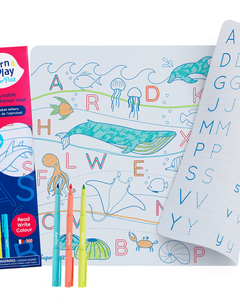 Super Petit Ocean Alphabet letters Reversible