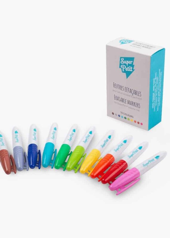 Super Petit 10 erasable markers for silicone