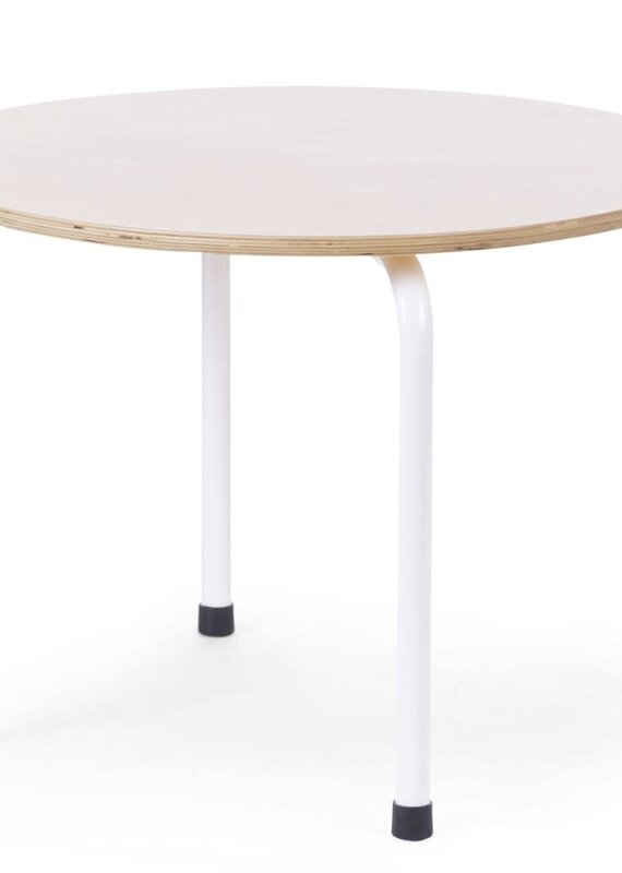 Childhome Kleine Ronde Tafel Metaal Hout Naturel/Wit