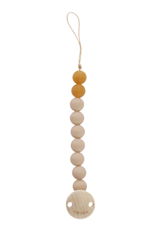 Hevea Pacifier Holder Sand