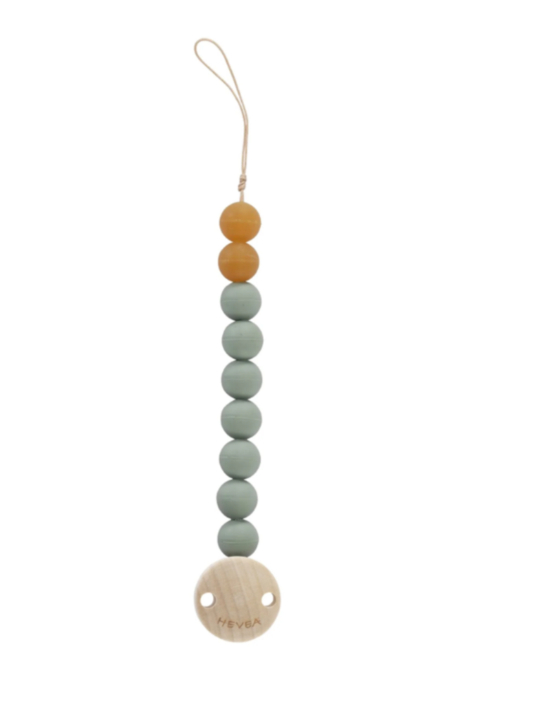 Hevea Pacifier Holder Seafoam Blue