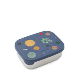 Liewood Arthur Printed Lunchbox Universe / Classic navy