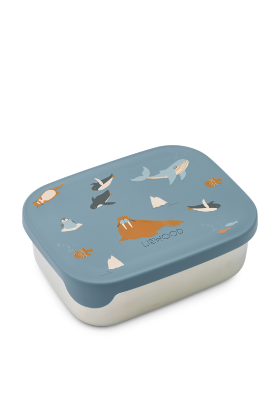 Liewood Arthur Printed Lunchbox Arctic Sea /  Ocean view
