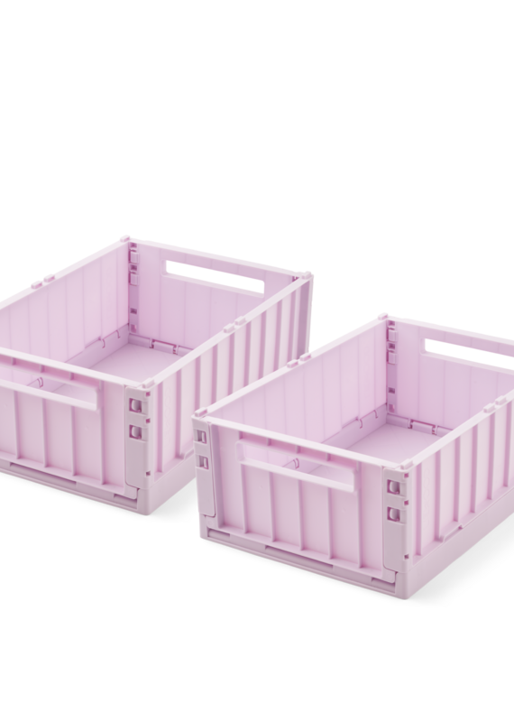 Liewood Weston Storage Box M 2-pack Light lavender