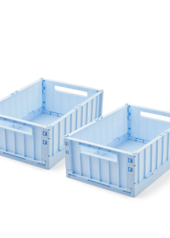 Liewood Weston Storage Box M 2-pack Pure sky