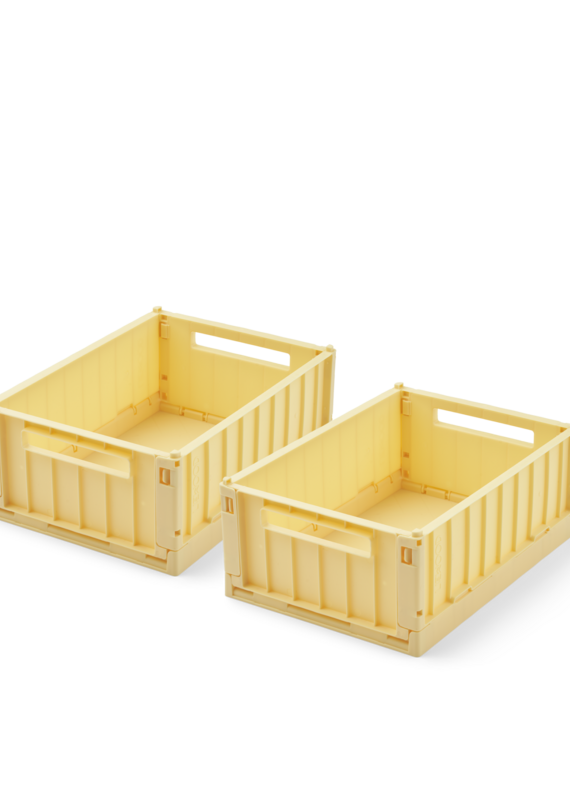 Liewood Weston Storage Box S 2-pack Lemonade