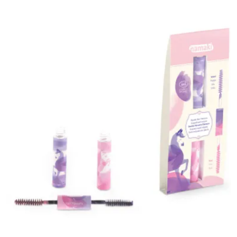 Namaki Namaki haarmascara dubbelpunt pink-paars