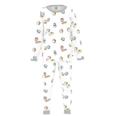 Petit Bateau Pyjama Marshmallow/Multico A0Drs