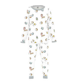 Petit Bateau Pyjama Marshmallow/Multico A0Drs
