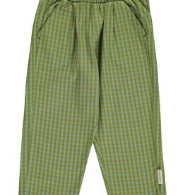 Piupiuchick Unisex trousers | Green checkered
