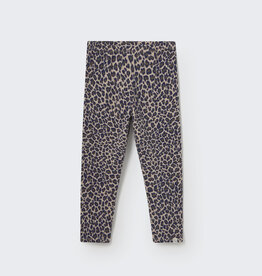 Cozmo Animal Print Fleece Baby Leggings Stone-Animal Print Fleece
