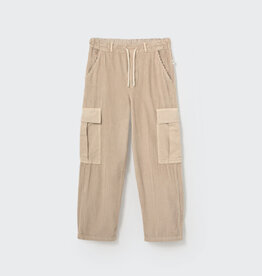 Cozmo Wide Corduroy Cargo Pants Stone-Wide Corduroy