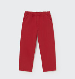 Cozmo Smooth Cotton Twill Pockets Pants Red Velvet-Smooth Cotton Twill