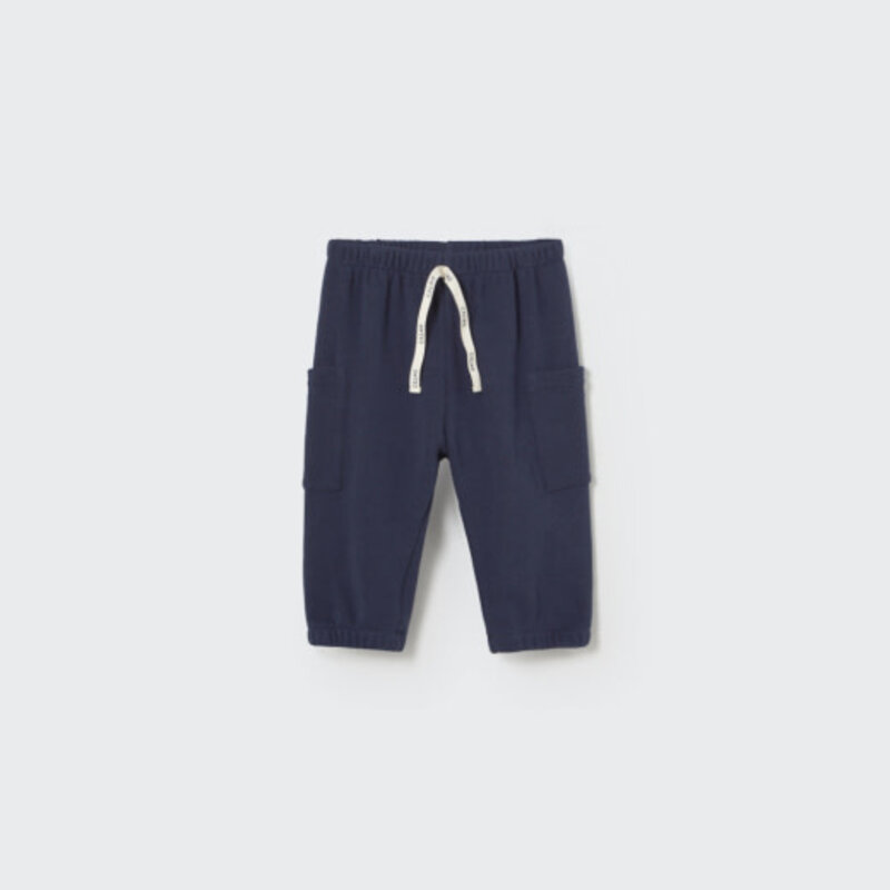 Cozmo Soft Brushed Knit Baby Pants Navy-Soft Brushed Knit