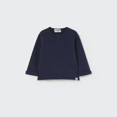 Cozmo Soft Brushed Knit Baby Sweater Navy-Soft Brushed Knit