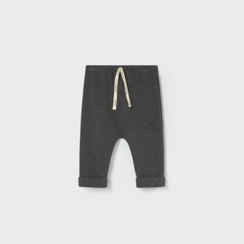 Cozmo Soft Brushed Knit Baby Pants Grey-Soft Brushed Knit