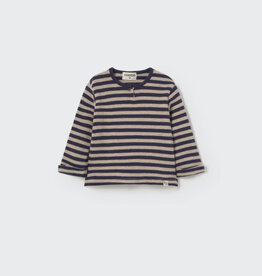 Cozmo Soft Stripes Knit Baby Sweater Navy-Soft Stripes Knit
