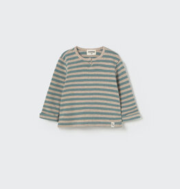 Cozmo Soft Stripes Knit Baby Sweater Artic Blue-Soft Stripes Knit