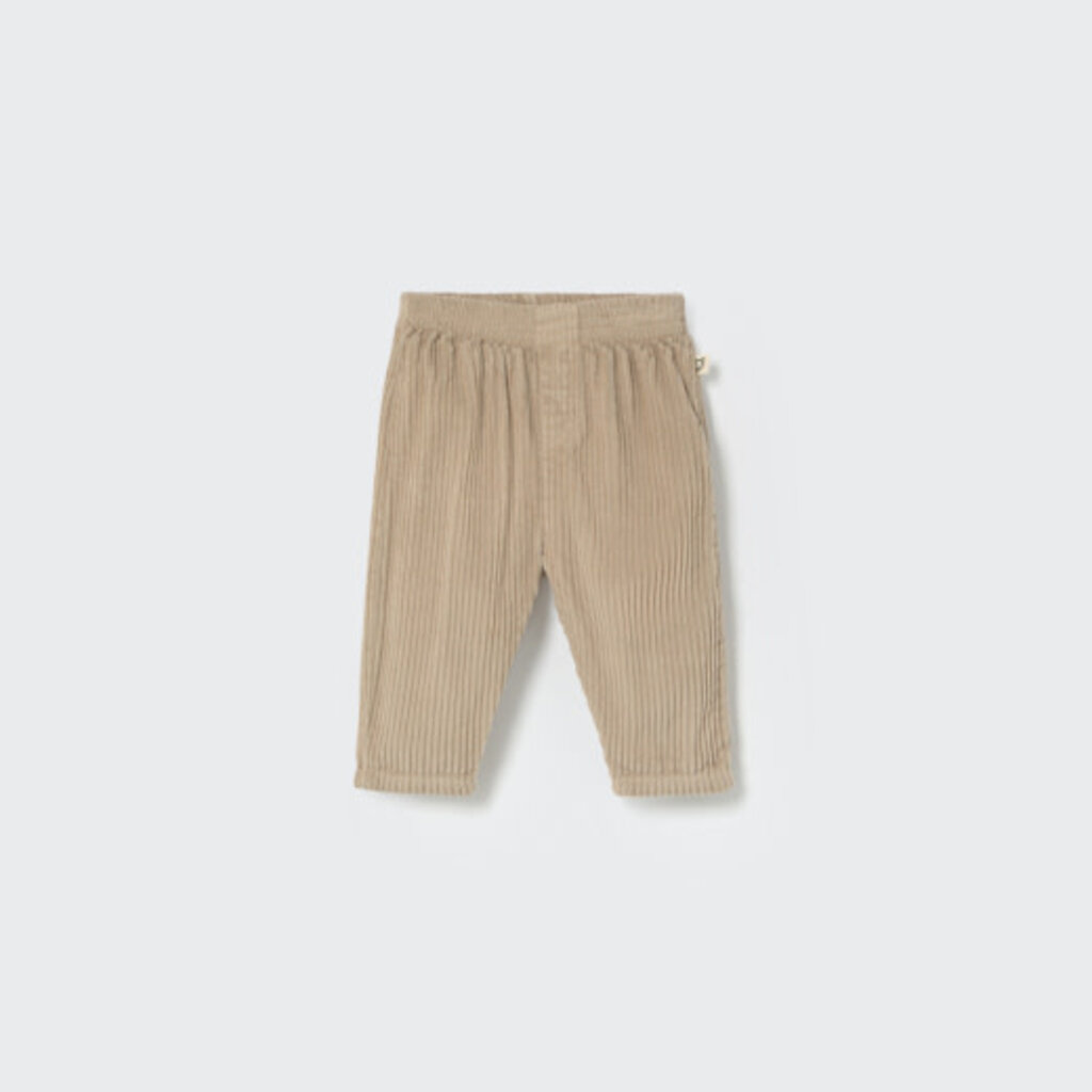 Cozmo Wide Corduroy Baby Pants Stone-Wide Corduroy