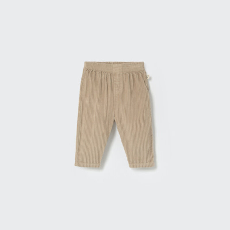 Cozmo Wide Corduroy Baby Pants Stone-Wide Corduroy