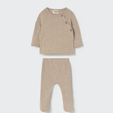 Cozmo Soft Brushed Knit Newborn Set Stone-Soft Brushed Knit