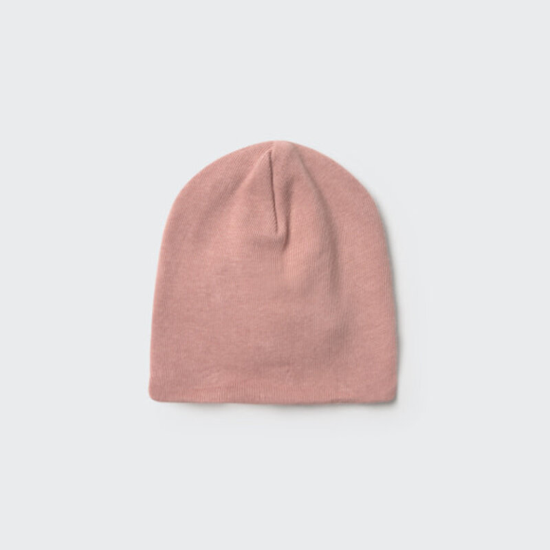 Cozmo Soft Brushed Knit Newborn Beanie Silver Pink-Soft Brushed Knit