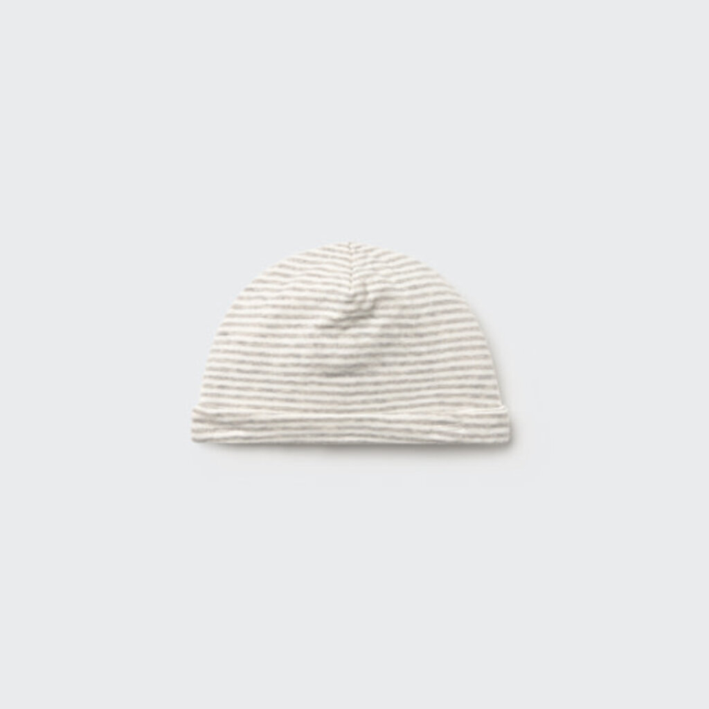 Cozmo Double Faced Jersey Newborn Beanie White-Double-Faced Jersey