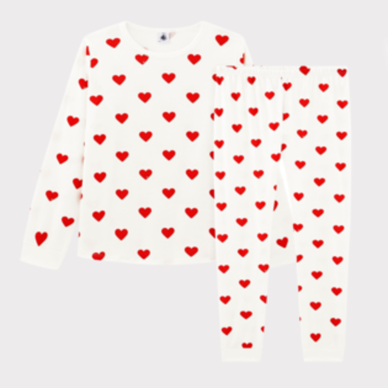 Petit Bateau Pyjama 59401 Marshmallow/Terkuit