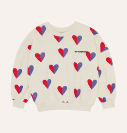 The Campamento Bicolor Hearts Sweatshirt