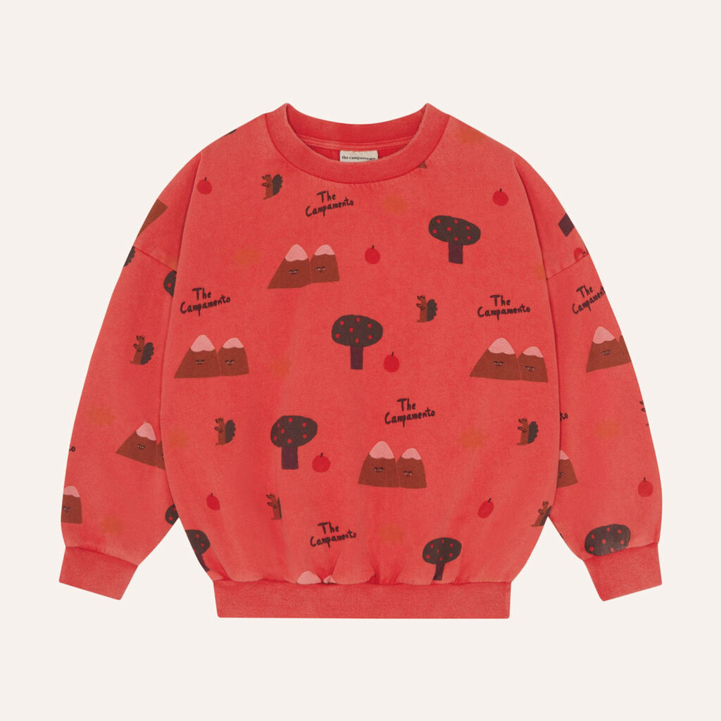 The Campamento Mountains Red Sweatshirt