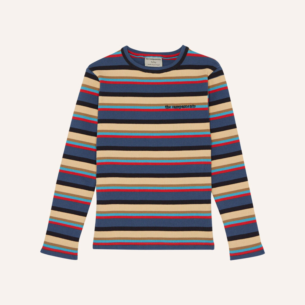 The Campamento Multicolor Stripes Tshirt