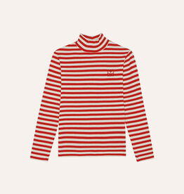 The Campamento Red Stripes Turtle Neck Tshirt