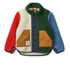 Liewood Noam Pile Jacket Garden green multi mix