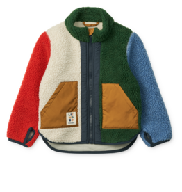 Liewood Noam Pile Jacket Garden green multi mix