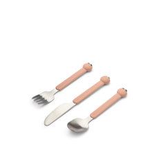 Liewood Tove Peach Cutlery Set Peach / Pale tuscany multi mix