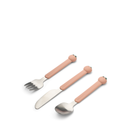 Liewood Tove Peach Cutlery Set Peach / Pale tuscany multi mix