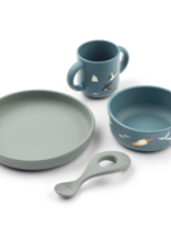 Liewood Vivi Printed Tableware Set Arctic Sea /  Ocean view