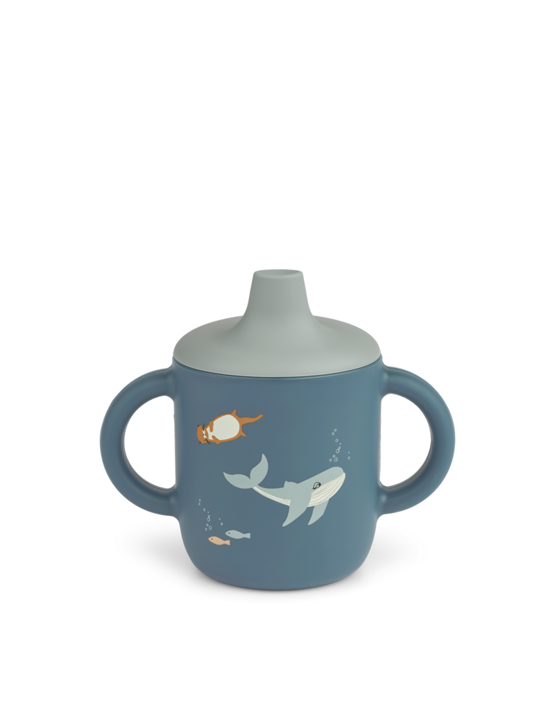 Liewood Neil Sippy Cup Arctic Sea /  Ocean view