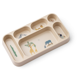 Liewood Mosu Divider Plate All together / Sandy